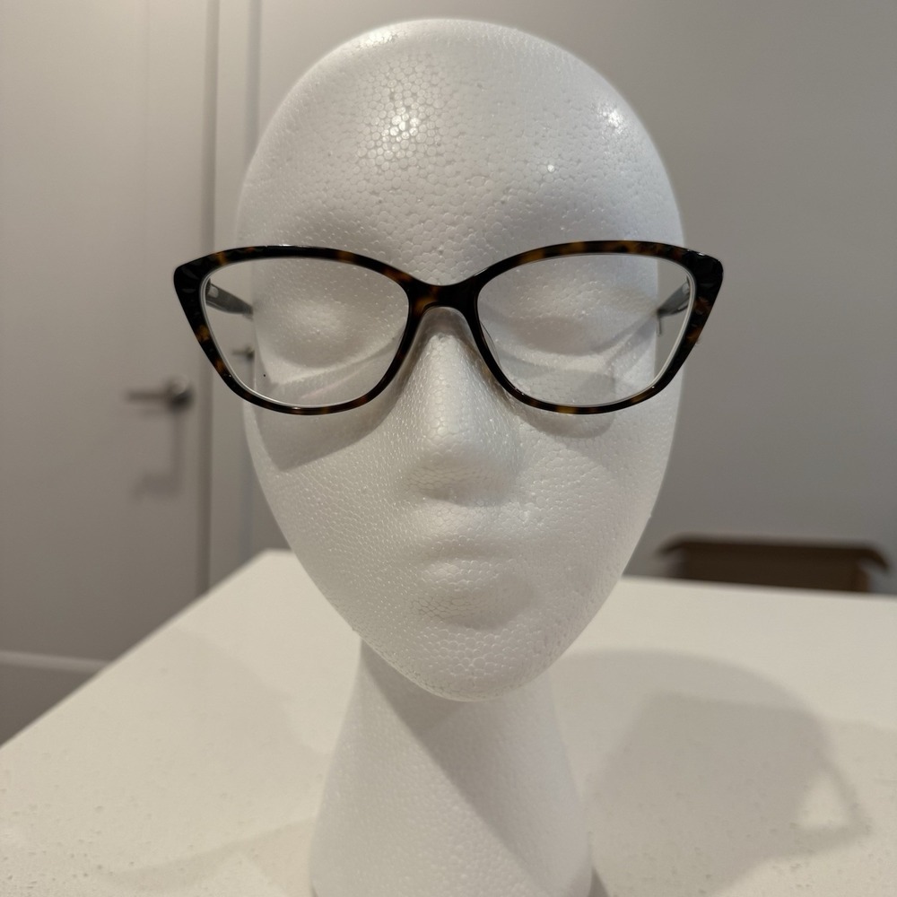 Lulu Guinness‎ Eyeglasses Frame Only LG94 Brown Tortoise B:37 53-15-135 Cat Eye